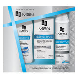 Men Sensitive set of shaving gel moisturizing for very sensitive skin 200ml + aftershave balm moisturizing for very sensitive skin 100ml + shower gel 3in1 Comfort 400ml