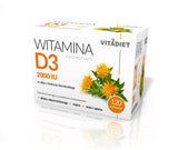 Vitamin D3 2000 IU, dietary supplement 120 capsules