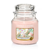 Scented candle, medium jar, Rainbow Cookie 411g