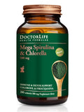 Superblue Spirulina & Chlorella 500mg dietary supplement 200 tablets