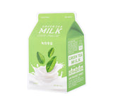 Green Tea Milk One-Pack soothing sheet mask Green Tea 20g