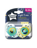 Night Time soother 18-36m 2pcs.