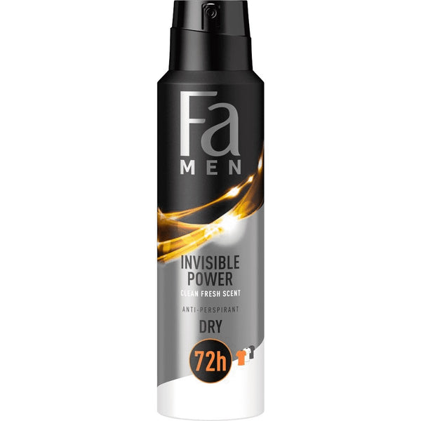 Men Invisible Power 72h spray deodorant with a refreshing male scent w ...
