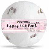 Fizzing Bath Bomb a bath ball with rose petals Oriental Musk 130g