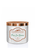 Farmhouse scented candle with three wicks Fresh Cut Balsam 411g
