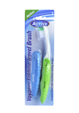 Voyager Folding Travel Brush Medium Travel Toothbrushes 2pcs.
