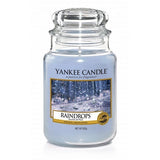 Scented candle, large jar, Raindrops 623g