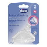 NaturalFeeling silicone bottle teat medium flow 2m + 1pc