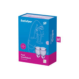 Feel Confident Menstrual Cup set of menstrual cups 15ml + 20ml Lila