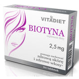 Biotin 2.5 mg dietary supplement 60 tablets