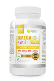 Omega-3 1000mg + Vit E Natural Formula dietary supplement 90 soft capsules