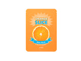 Slice Sheet Mask cleansing and brightening mask in slices Orange 20g
