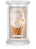 Large, scented candle with two wicks Vanilla Cone 623g