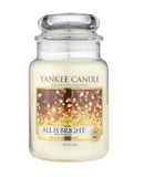 Scented candle jar large All is Bright 623g