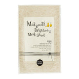 Makgeolli Brightening Mask Sheet brightening mask on a cotton sheet